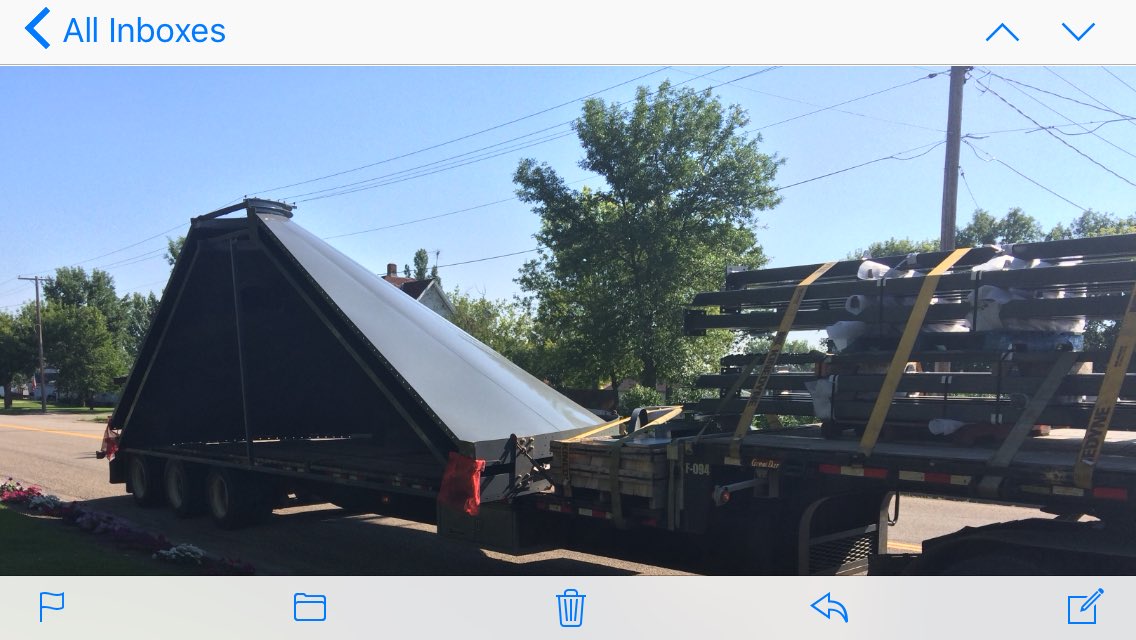 MeridianGalv's tweet photo. MMI 27' dia. - 13,600 bu. Split Cone Hopper Combo https://t.co/f1ktTeTVzr