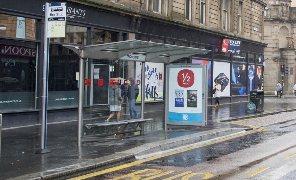 Glasgow's £500k bus stop screens are out of service Scoopnest