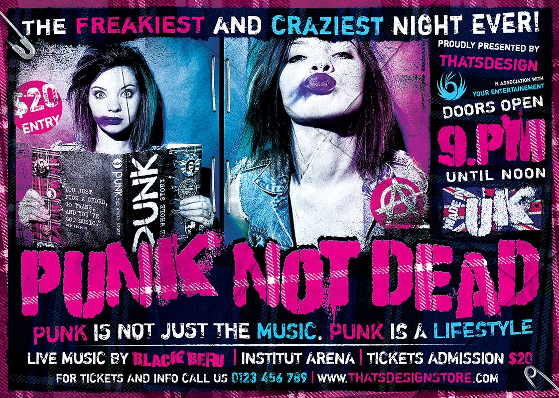 ThatsDesignArt's tweet photo. Punk Not Dead Flyer Template
https://t.co/ksoOY74Un5
#thatsdesignstore #punk #PunkLondon #PunkRock #templatepsd #psd https://t.co/zAgCgdTTAg