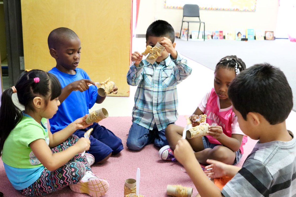 VillagePromise's tweet photo. We have some very lucky birds here at our facility thanks to these Freedom School students' bird feeders! https://t.co/HL1QHFZ2kV