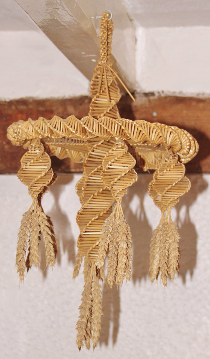 Happy Yorkshire Day! Here is a Yorkshire Corn Dolly, a very old traditional shape. #yorkshireday