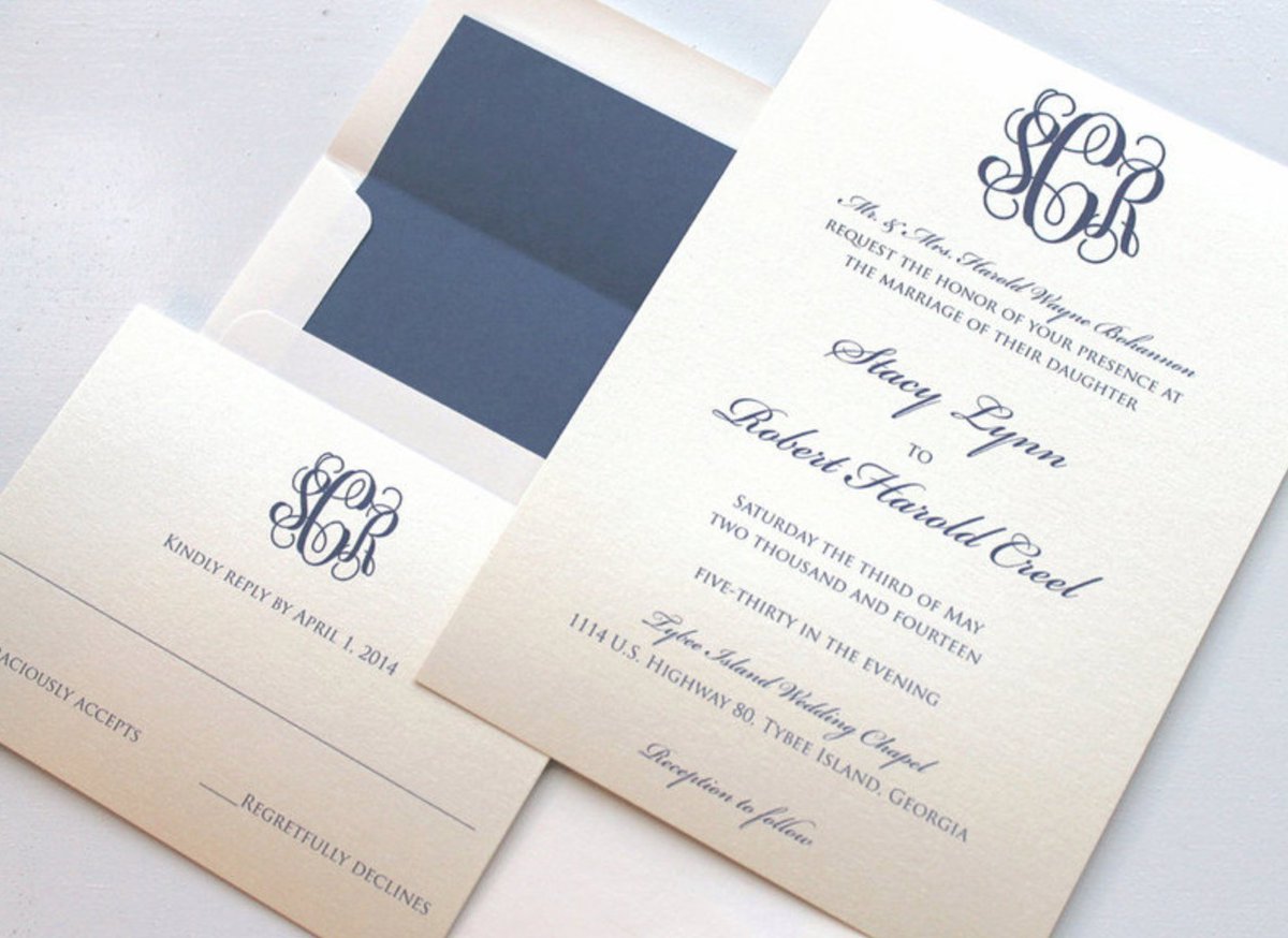 Add personalization w/ a #Monogram #WeddingInvitation
Perfect for that extra special touch: etsy.me/2aK3wgB