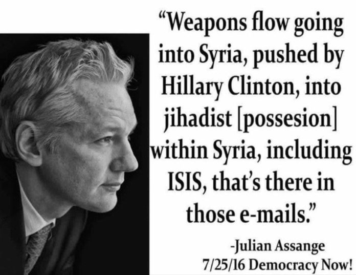 Assange: 1,700 e-mails show Hillary Clinton sold weapons to ISIS