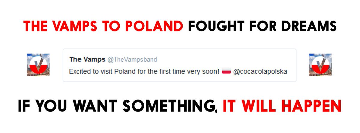 💋 #TheVampsToPoland >> #TheVampsInPoland 💋

huge thanks for @cocacolapolska x @ticketpropolska