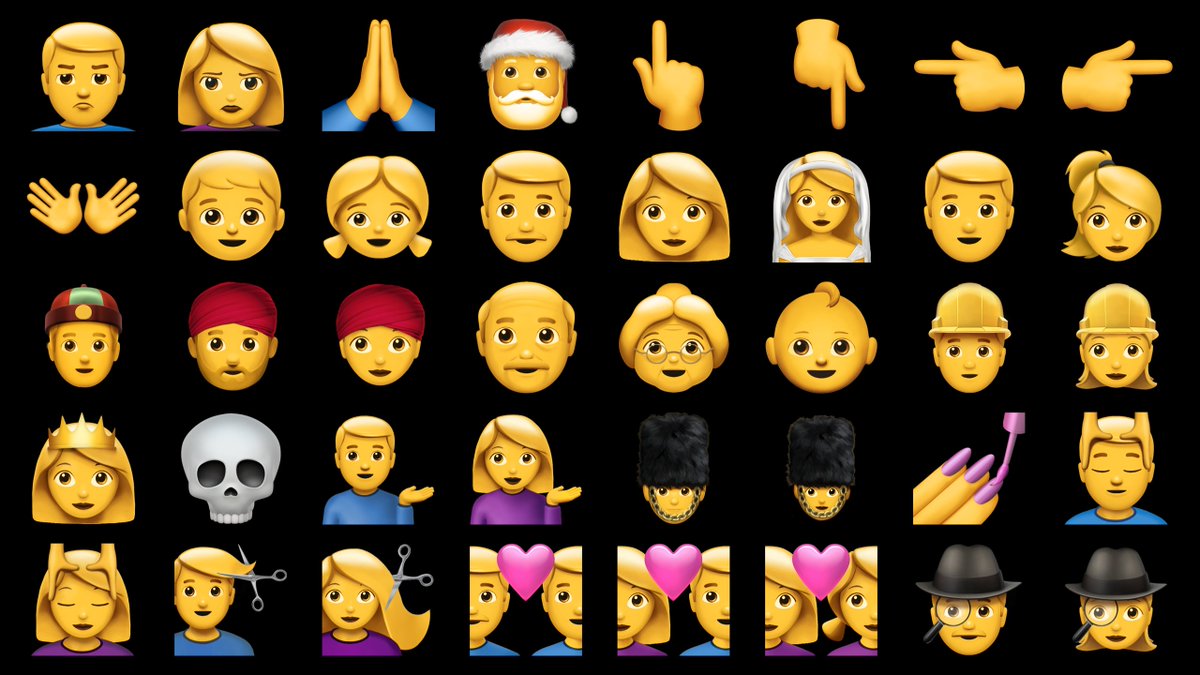 Sneak peek of all the new iOS 10 emoji… | Romain Dillet ? | Scoopnest