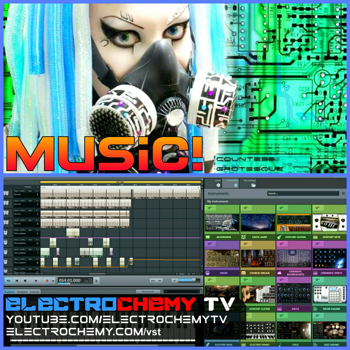 Electrochemy's tweet image. #Happy #MusicMonday from #ElectrochemyTV! #Watch youtu.be/z4yvNuAbrZ0 #EDM #SciFi #Beats #Cyberpunk #CyberGoth #X