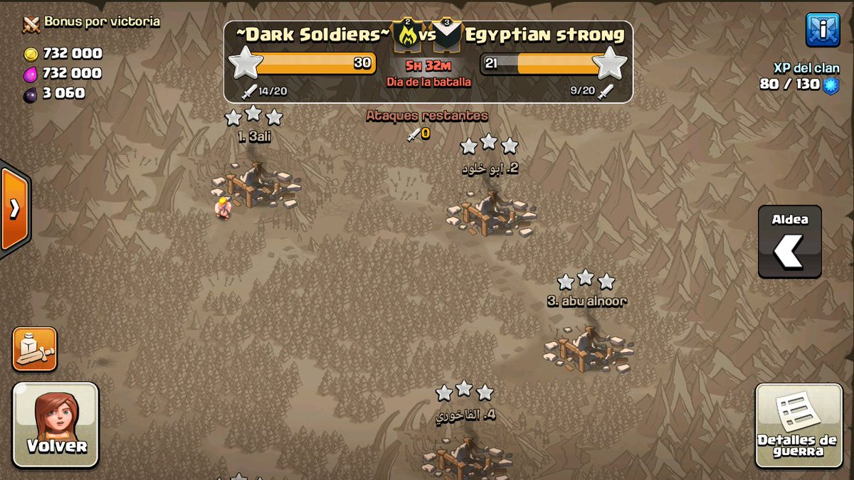 soldiersdark1's tweet photo. Y humildemente hacemos una guerra perfecta. 💀💪🏽 #clashofclans #clanwars #coc #clashon #ClashCon2016 #ClashofClans https://t.co/wcqUUqqPoP