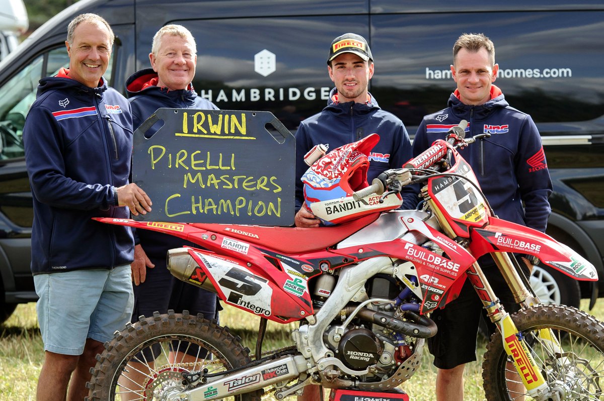 HondaUKBikes's tweet image. MX news: Congratulations to Buildbase Honda’s @graemeirwin on another dominant display to clinch the Pro MX1 title.