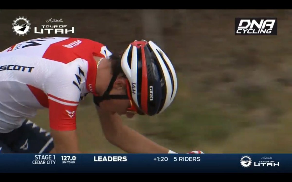 IAM_Cycling's tweet photo. #TOU16

@PellaudSimon in the first break of the @TourofUtah 

GO Simon PUSH https://t.co/kSeGYZlPnb
