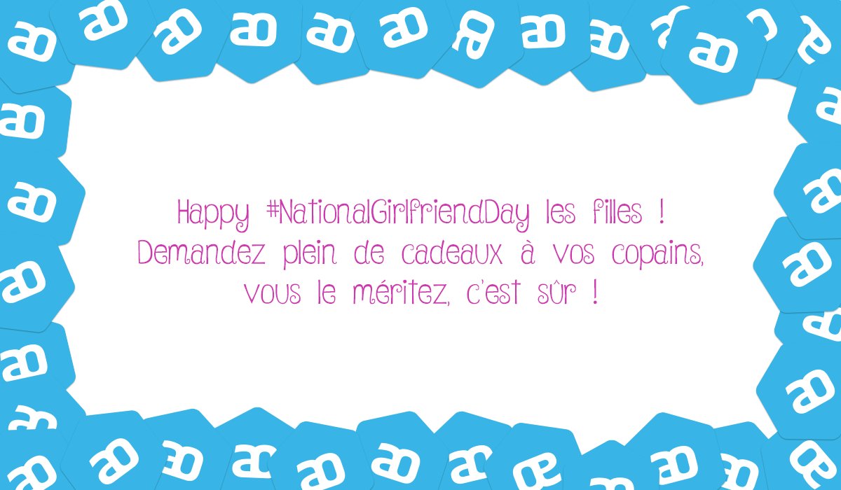 AffilyOne's tweet photo. Les célibataires, on est avec vous <3 .. #NationalGirlfriendDay https://t.co/nPs5tmMlBk