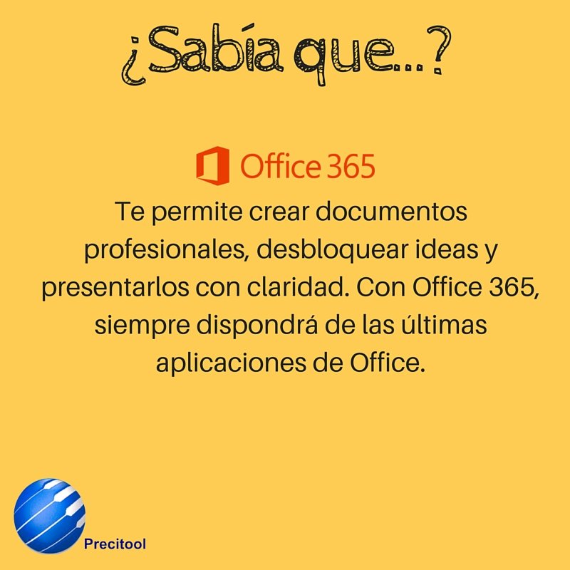 PrecitoolCloud's tweet photo. Ahorre trabajo con #Office365 #Precitool le ayuda a concentrarse en su negocio. inf.2661500 #FelizLunes https://t.co/seBI39aJ04