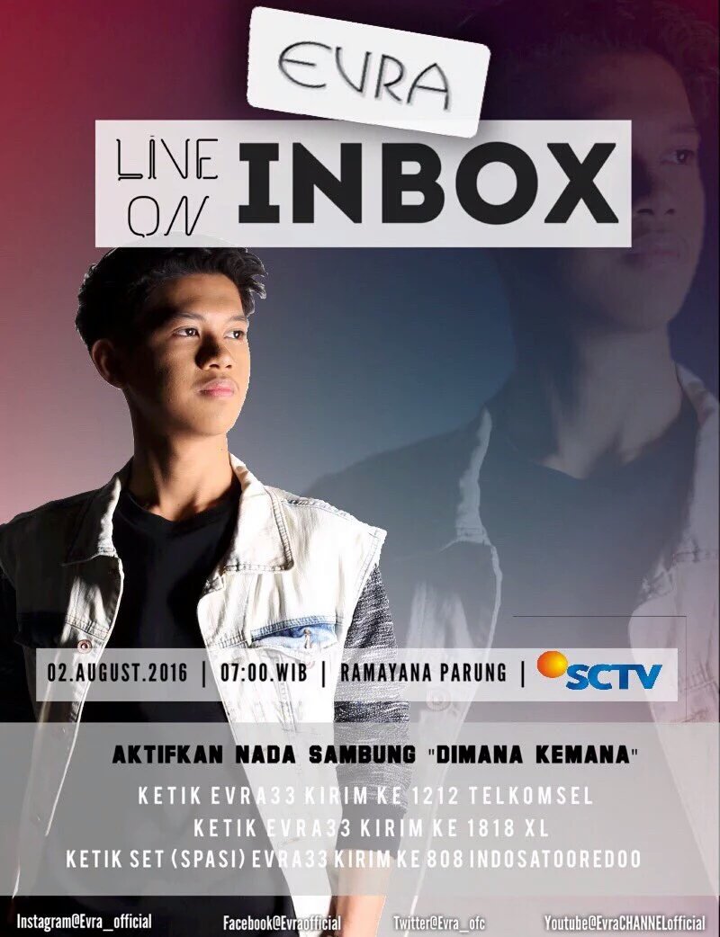 Live on INBOX 😘😘😘 #EVRA #Evrangers