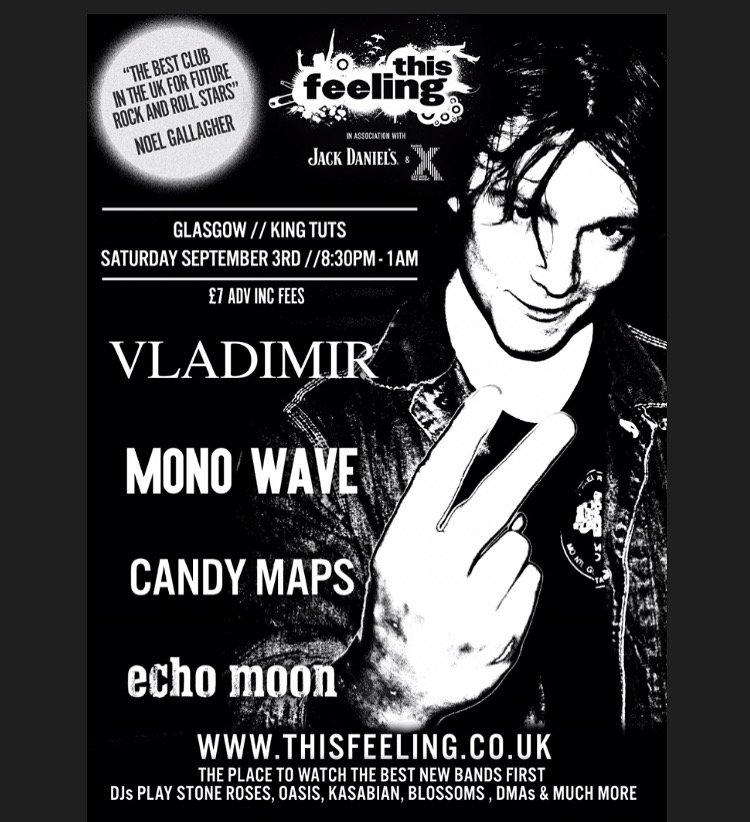 Echo Moon (@echomoonband) on Twitter photo ** GIG ANNOUNCEMENT **
Playing <a href="/This_Feeling/">This Feeling</a> <a href="/kingtuts/">King Tut's Wah Wah Hut</a> in Sept. Supporting Vladimir tickets echomoon.bigcartel.com ** GIG ANNOUNCEMENT **
Playing <a href="/This_Feeling/">This Feeling</a> <a href="/kingtuts/">King Tut's Wah Wah Hut</a> in Sept. Supporting Vladimir tickets echomoon.bigcartel.com