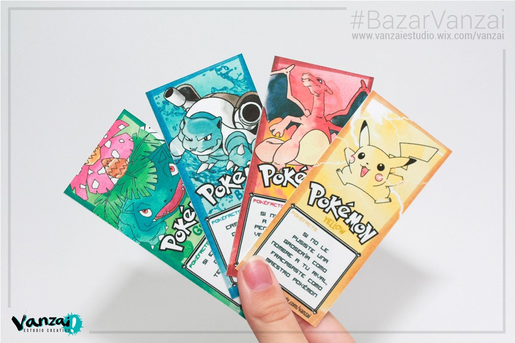 VanzaiEstudio's tweet photo. En Vanzai Estudio, seguimos creando para tí. 
Si te encanta #Pokémon no puedes perderte estos marcalibros.
#Bazar https://t.co/4lguxxCeNY