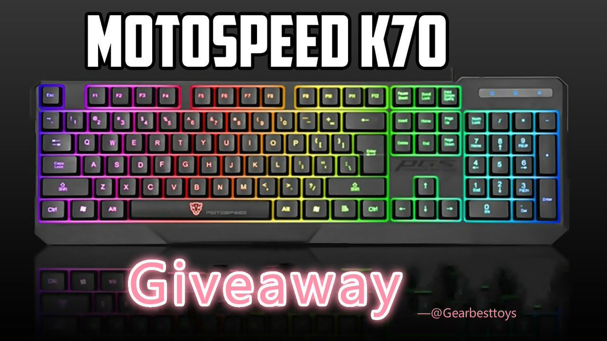 GearbestToys's tweet image. #Keaboard of MotoSpeedK70 #giveaway 🎉🎉

1. RT &amp;amp; Follow @GearbestToys 
2. Meet 500 RT
3. Winner soon!
Good luck!😍