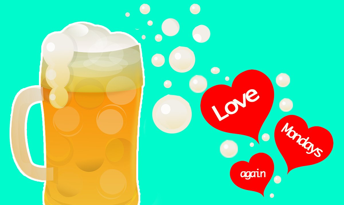 StLawrenceTav's tweet photo. Don’t be blue today! Enjoy a round of your favourite brew to reward yourself for surviving Monday. https://t.co/bztWR31rLv