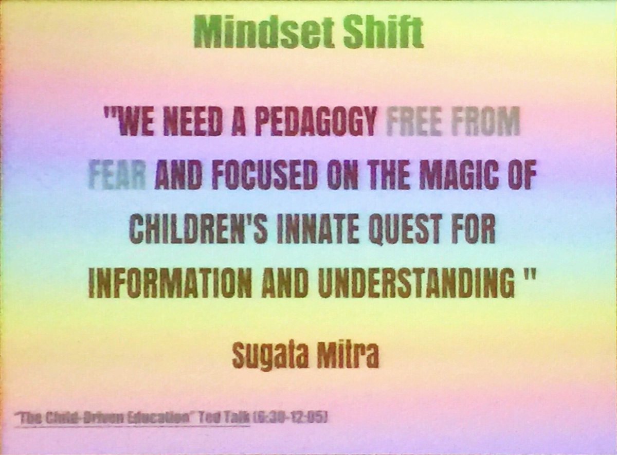 LearnWithHanson's tweet photo. Great TED talks! @Sugatam #mindset #pedagogy #bisd3d #teaching #birdvilleblended https://t.co/cWNP4qUA70