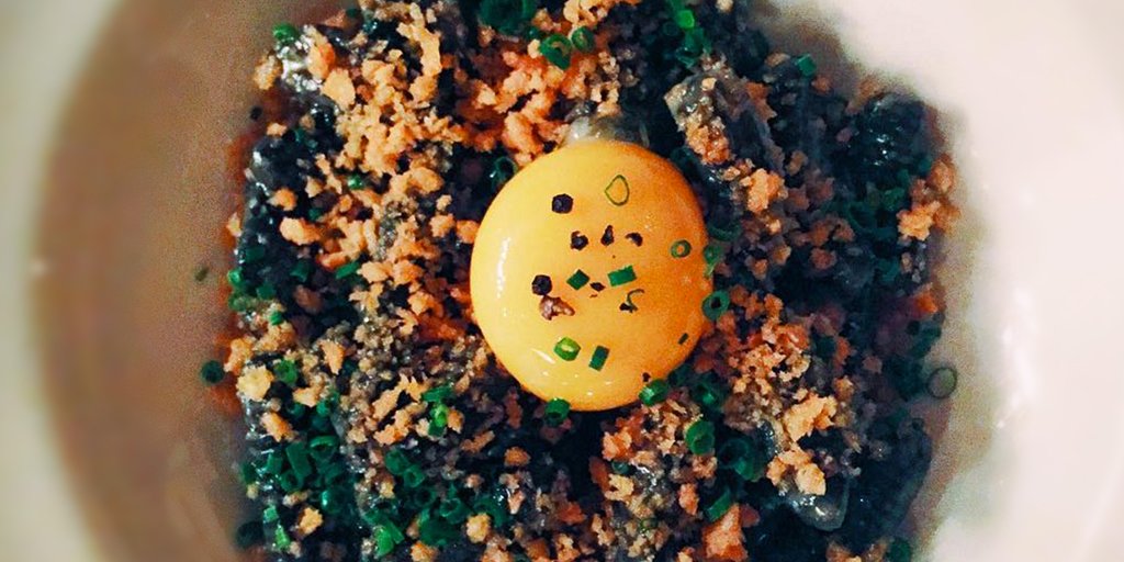 Reco of the day: Green Asparagus Tartare 👉 <a href="/PearlandAshNYC/">Pearl & Ash</a> 👉 #Nolita #Manhattan #Ny #Healthy #Vegetarian #yummy 😋