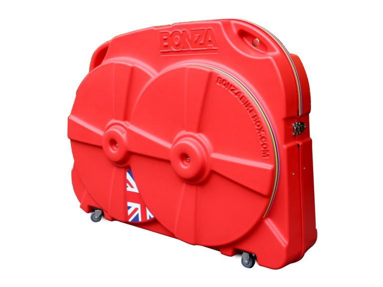 red cycling bike box ii