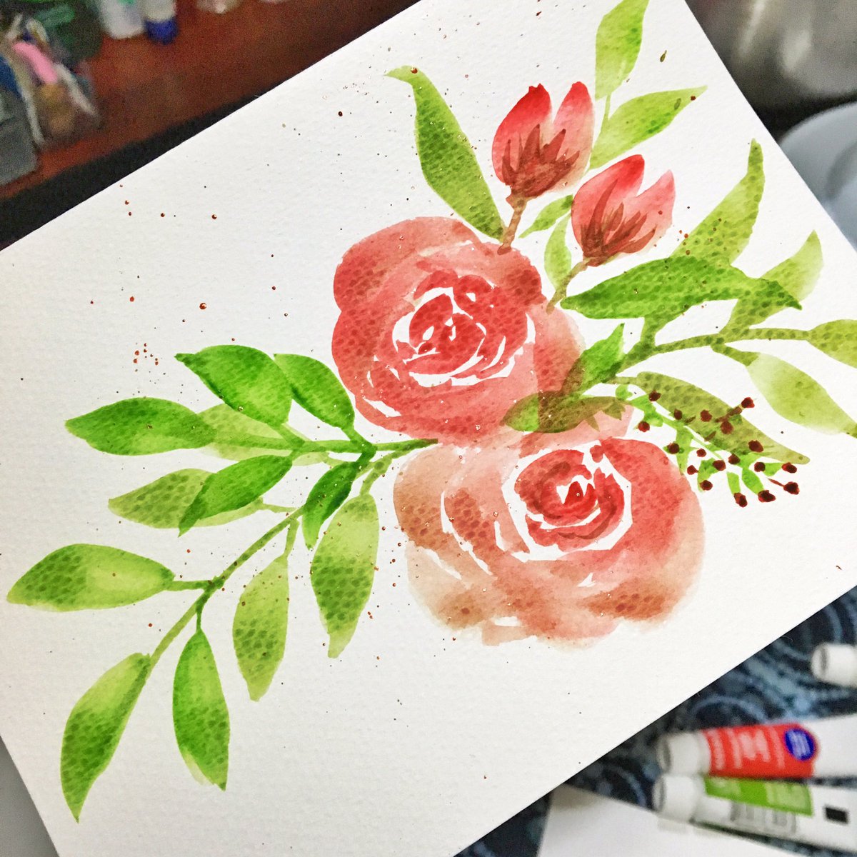 Alphz_Kap's tweet photo. #AlphaArts
#freeformflorals #thanksGodfortheinspiration #watercolor #myartexpression #artistiquekorner https://t.co/KxMX1ZGsjT