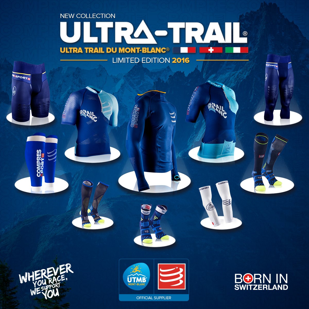 compressport's tweet photo. The 2016 #UTMB 2016 collection is out! Get yours now before it's too late : https://t.co/rekHnOQTKz #compressport https://t.co/57Z1in35Mu