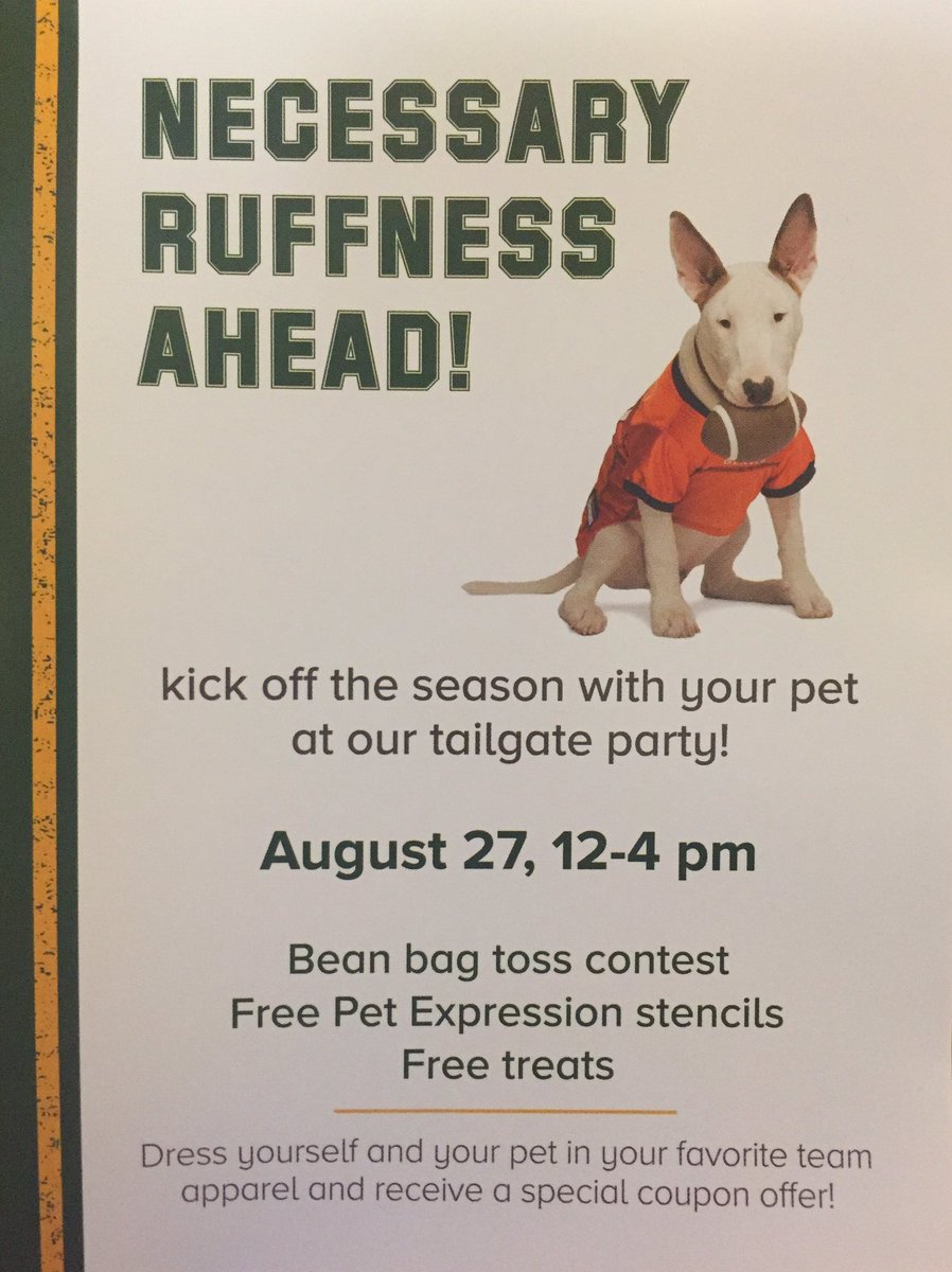Petsmart2205's tweet photo. Are you ready for some football?!?!? https://t.co/1HvaGbYqGY