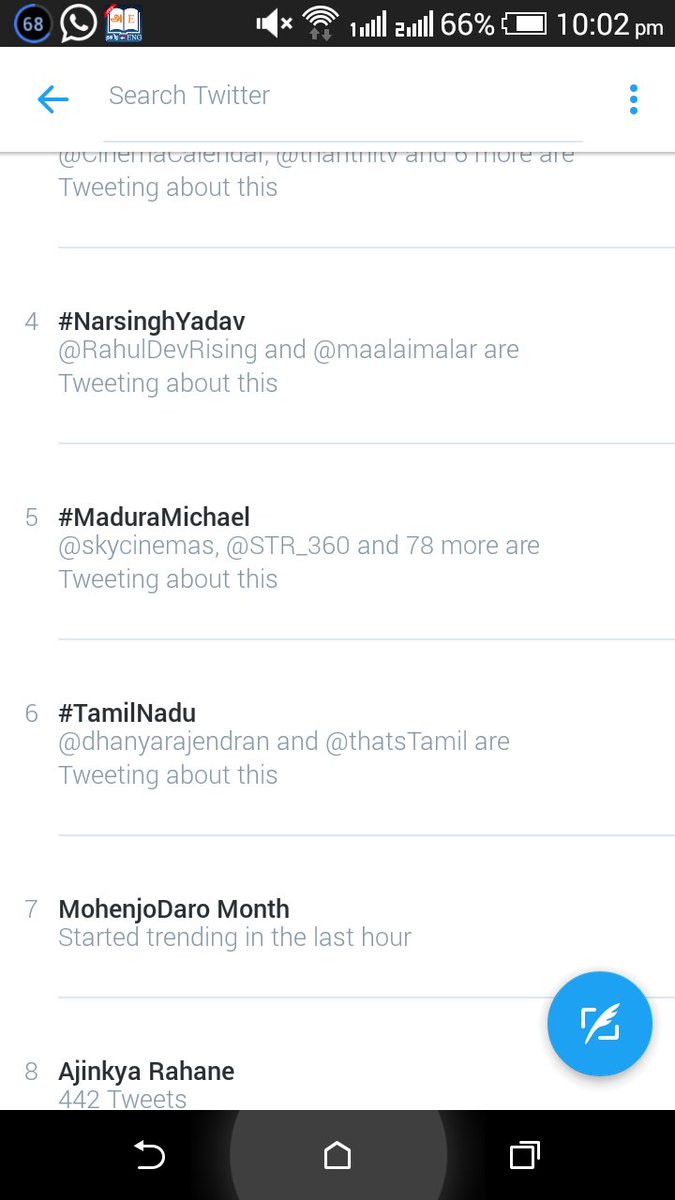iam_Tharani's tweet photo. Still Trending in Twitter #MaduraiMichael more than 7Hour @iam_str Vera level of mass @Adhikravi 🔥🙏😇

#AAA #AAAfilm https://t.co/zrz8REmOaL