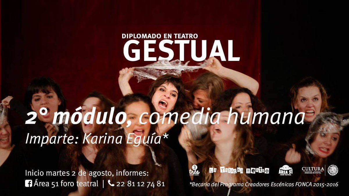 chicasdelcarrer's tweet photo. #DIPLOMADOENTEATROGESTUAL
MARTES 8:00AM 2º MODULO
TEMA #COMEDIAHUMANA CON KARINA EGUIA
*BECARIA @FONCAMX https://t.co/zgDeDii1Cx