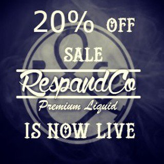 Week long discount @Respandco 20% off with code SALE at bit.ly/rspco #vapefam #vapelife