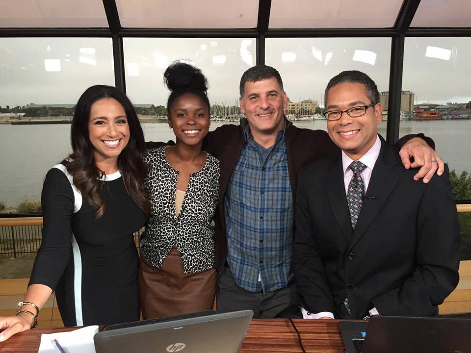 Our directors had a great time meeting <a href="/GasiaKTVU/">Gasia Mikaelian</a> and <a href="/CKaftonKTVU/">Christien Kafton</a> from #KTVU to talk about #ThereAreJewsHere!