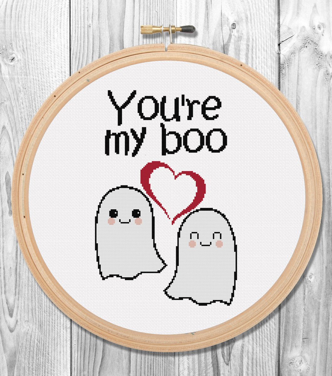 tinyurl.com/yourmyboo
#crossstitch #crossstitching #crossstitcher  #Halloweencrossstitch #xsittch #Halloween