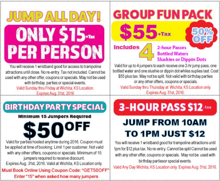 Urban Air Birthday Party Coupon