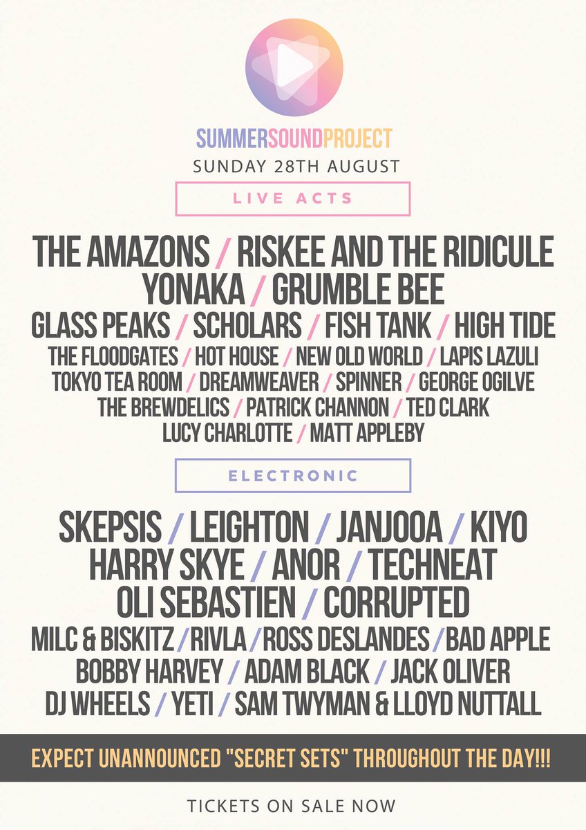 UniSoundProject's tweet image. WOW! Tickets are going fast! 

Don&apos;t sleep on this one: j.mp/summersound16