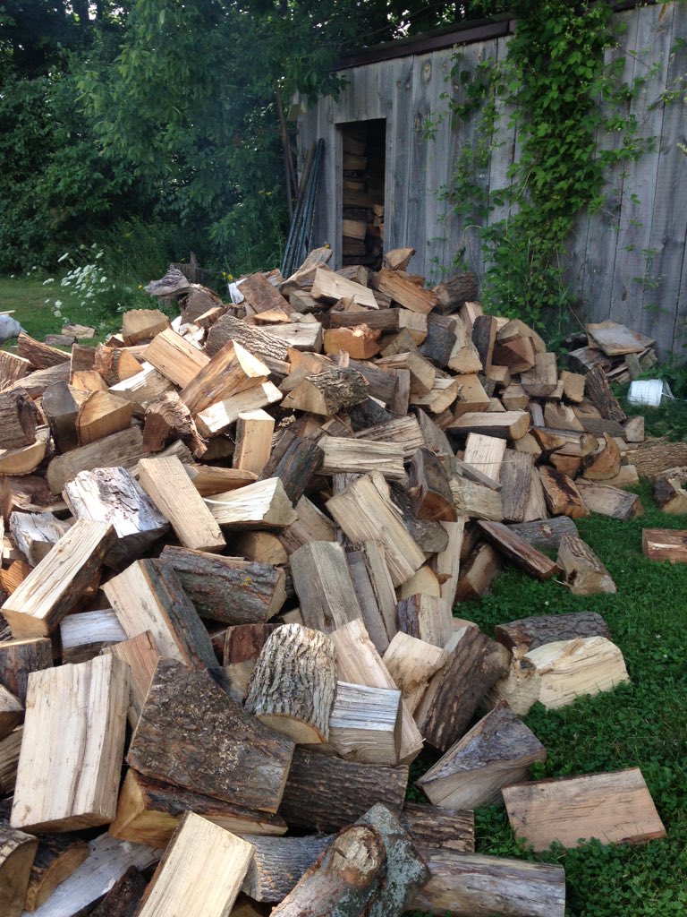 So...me thinks the rest of this is not going to fit in there. #WinterIsComing #canadianwinter