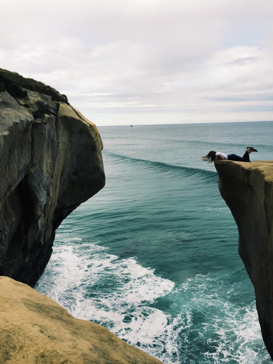buonise's tweet photo. Tunnel Beach in Dunedin, New Zealand 🌏 https://t.co/I0ALWc8fz6