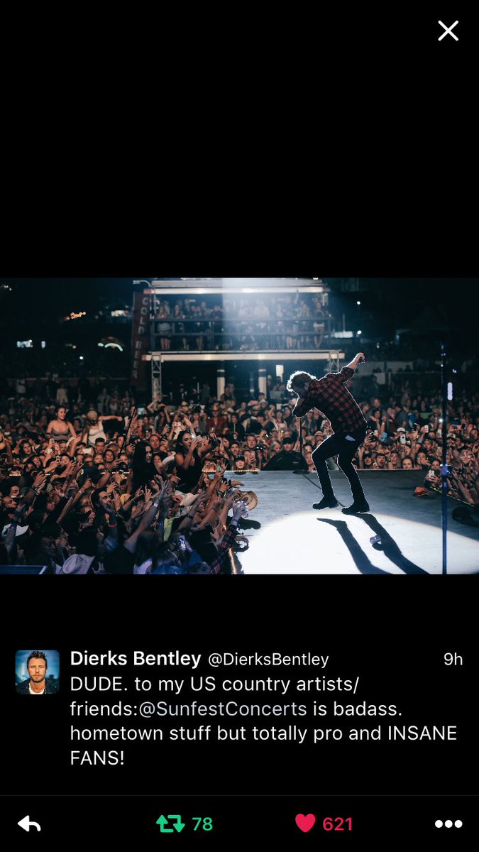 _emilytclark's tweet photo. WE MADE SUNFEST 2016 @celinehaire @SunfestConcerts @DierksBentley @chasebryant @carrieunderwood @dallassmith 🤘🏻🍻 https://t.co/ZQNU5AbGN4