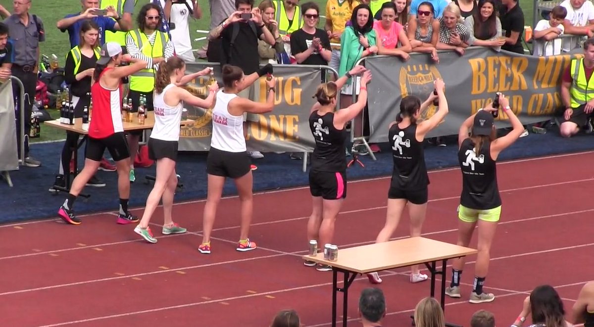 Canadabeermile's tweet image. Didn't catch @ClassicBeerMile live?? No sweat! Watch the men's, women's and relay heats at trackie.com/track-and-fiel…
