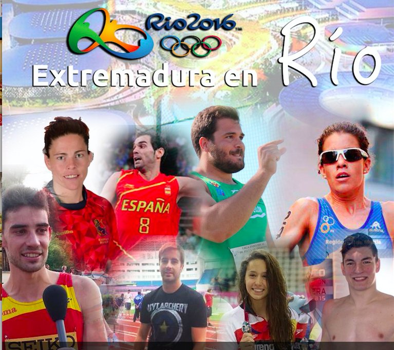 ExtreTokio2020's tweet photo. Nueva cuenta @ExtreRio2016 para informar de los deportistas extremeños en Río. ¡Síguenos! https://t.co/DgyJA6Dwdv https://t.co/trerPRcvoa