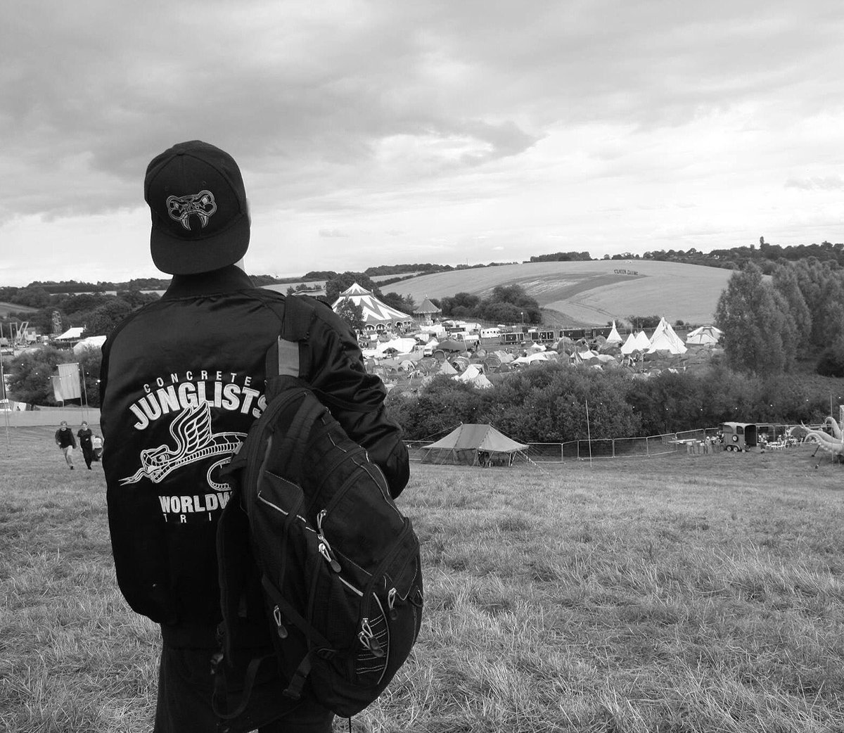 The mighty <a href="/ownglowmusic/">Ownglow</a> on the festival trail. Only two jackets left, then gone forever concretejunglists.com