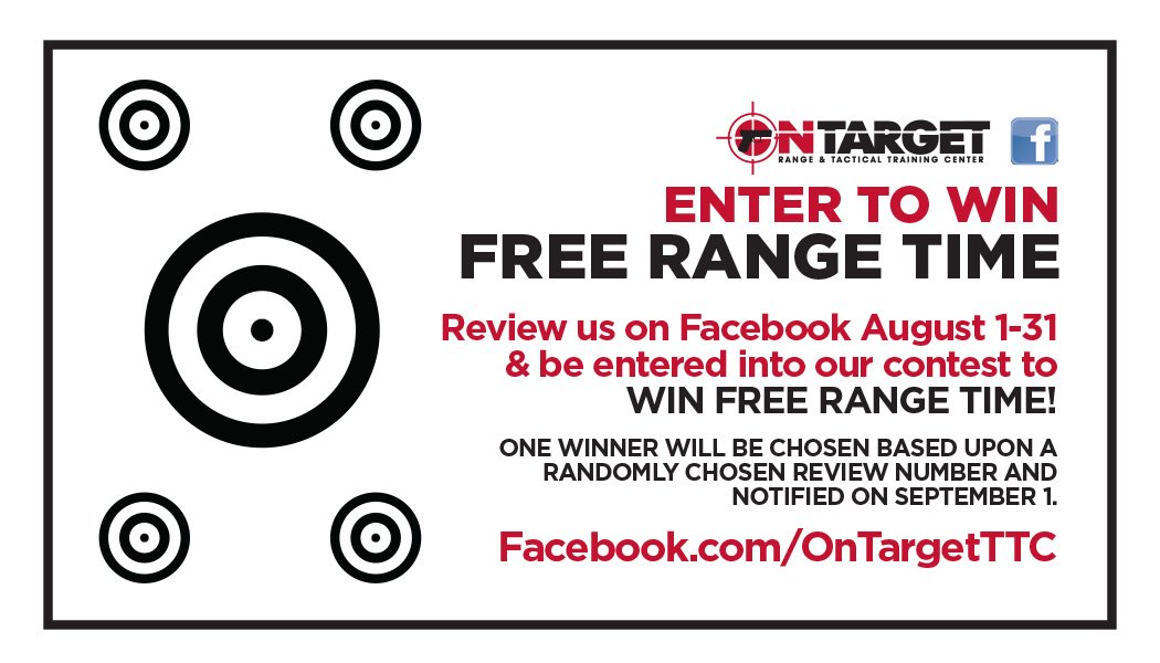 OnTargetTTC's tweet image. Want to win some freen#ShootingRange time?Review #OnTargetRange this month and you could win ontargetsite.com
