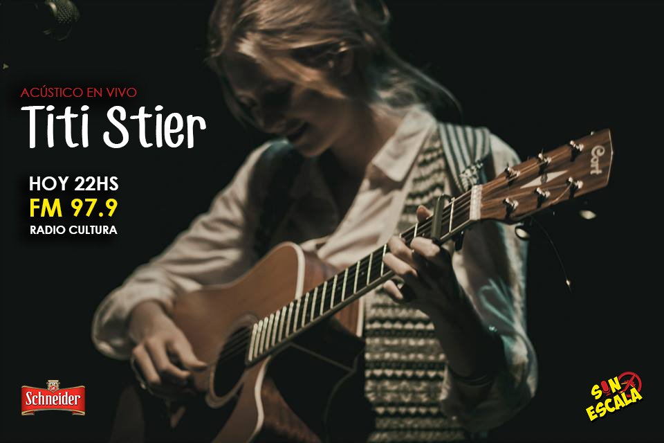 SinEscalaOk's tweet photo. Hoy nos visita @TitiStier con su guitarra para levantar este lunes, 22hs x FM 97.9 o https://t.co/LFYgE34Kbc https://t.co/laSyhZO4NL