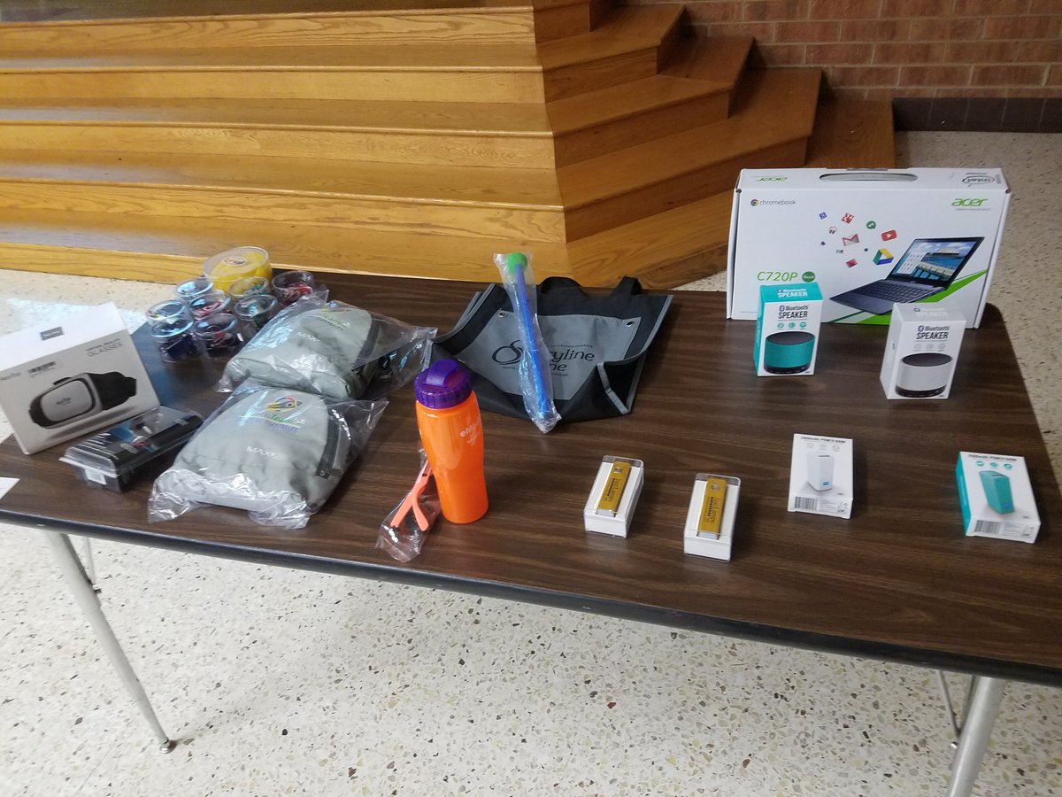 #gmini2016 The prize stash!