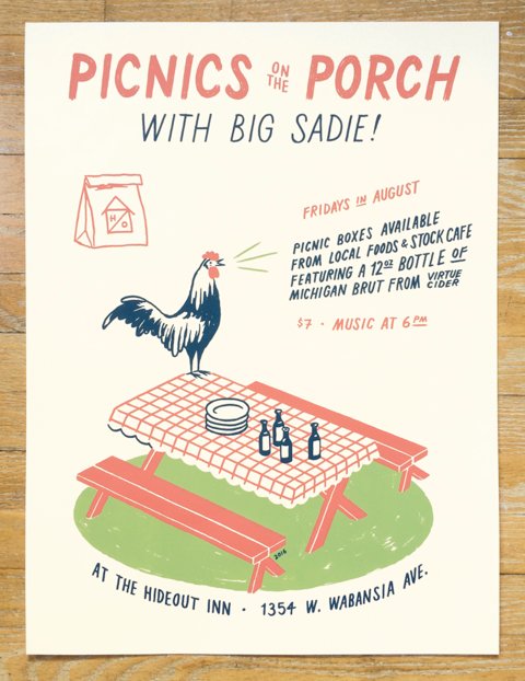 hideoutchicago's tweet photo. We're hanging on our porch with @bigsadiemusic Friday! Come with a blanket &amp; get a picnic box from @LocalFoodsChi https://t.co/NmbLrWgUx2
