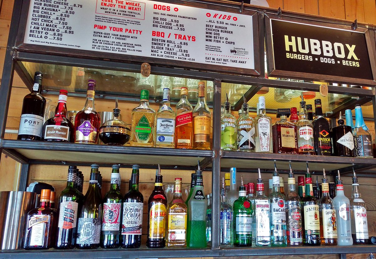 Enjoy our great range of craft beers, selection of wines, spirits and a great choice of funky cocktails. #Hubbox