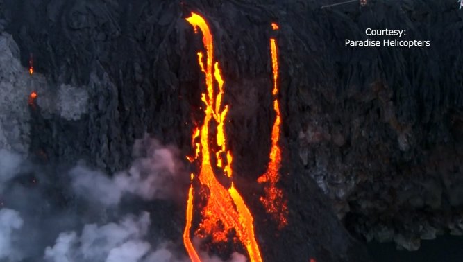 globeandmail's tweet photo. ICYMI: Video: Lava pours into the ocean in Hawaii https://t.co/XiYyPH5Dkp https://t.co/tKBd19kyhQ