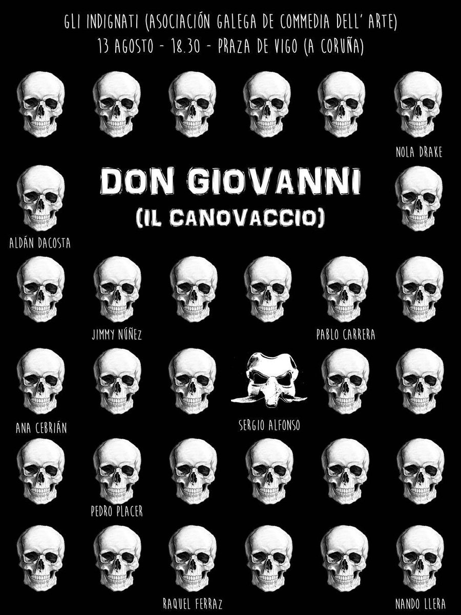 Iremos informando de futuras funcións.. De momento daremos a lata co 13 de Agosto no #Festival Manicomicos de Coruña