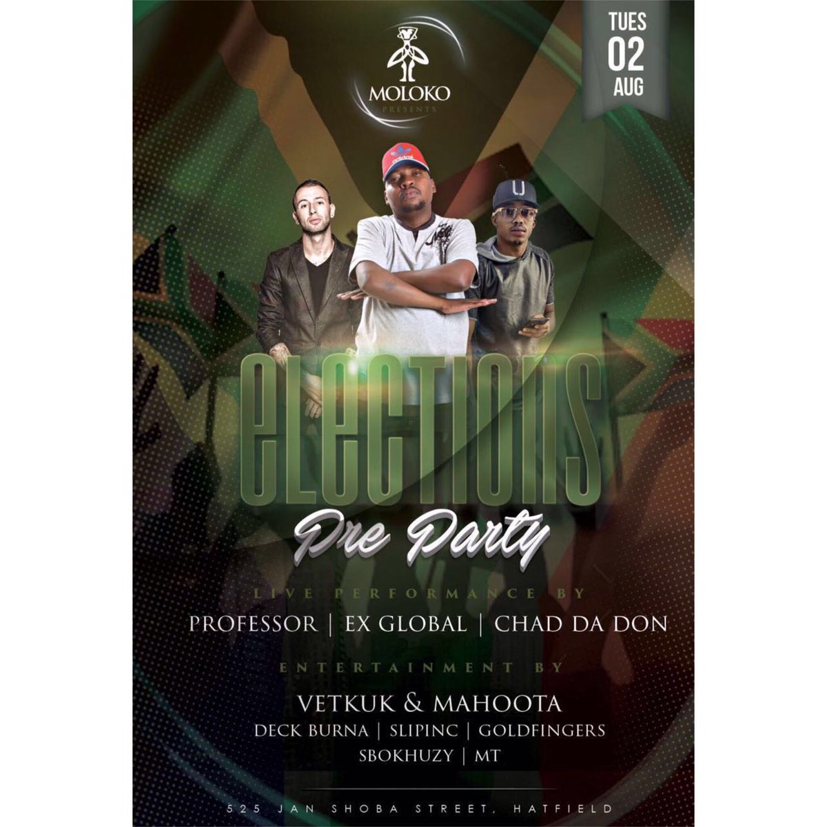 Bigbankberry's tweet photo. @MolokoPretoria
#PreElectionParty
@ChadDaDon
@desobanks
@VetkukvsMahoota https://t.co/UAFw45rKMV