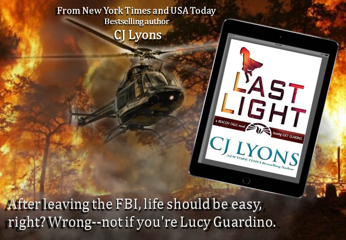New job, new team, new crimes...Same Lucy! Last Light by <a href="/cjlyonswriter/">CJ Lyons</a> !
Find out more at cjlyons.net