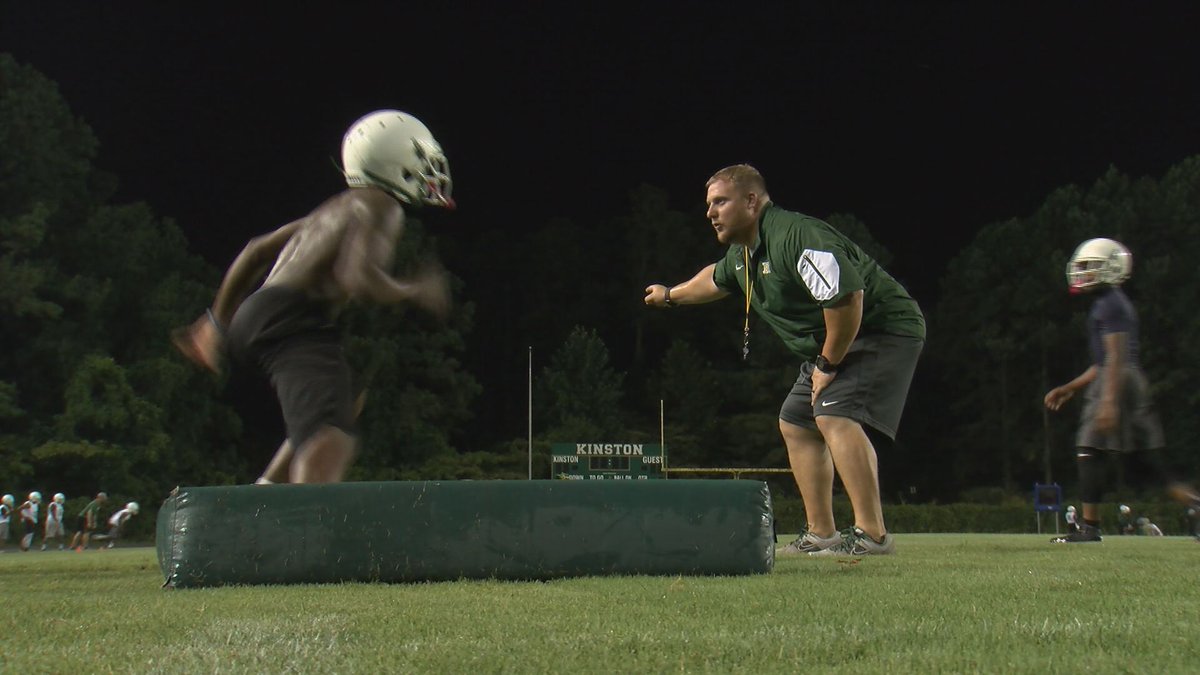 PatrickQuinnTV's tweet photo. FOOTBALL IS BACK! Be sure to tune in at 5pm &amp; 6pm on @WNCT9. We'll preview High School Football across the east. https://t.co/QqwgKoh1Lv