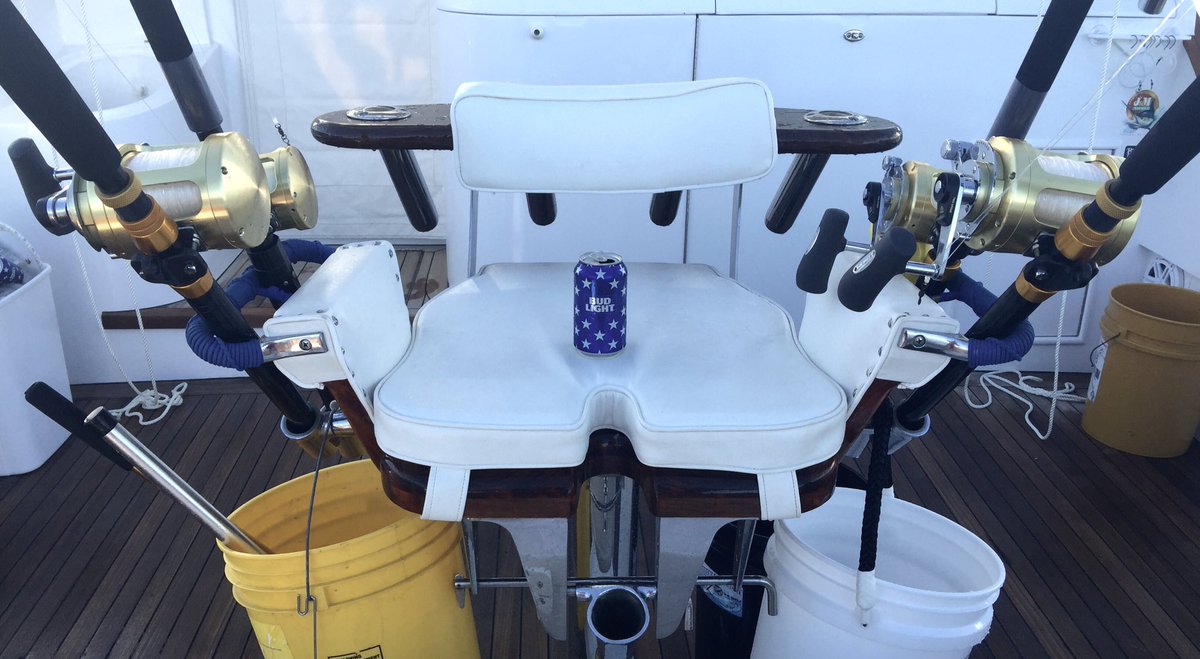 openwidefishing's tweet photo. @budlight the fish put up quite the fight this weekend! The cool beverages hit the spot! #fightingchair #fish #GOM https://t.co/pRJkUk2vUj